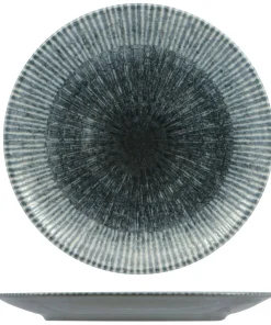 28 cm - Space Piatto Piano In Porcellana - Set 6 Pz