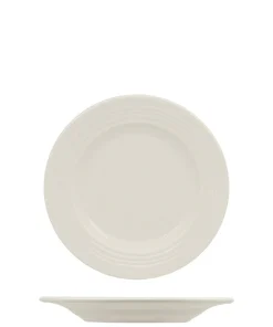 17 cm - Eclipse Piatto Piano In Porcellana - Set 12 Pz