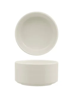 10.5 cm - Eclipse Piatto Fondo In Porcellana - Set 12 Pz