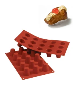 15 Forme Classic Stampo Babà In Silicone