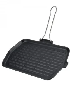 23x36 cm - Dietella Bistecchiera Rettangolare In Ghisa